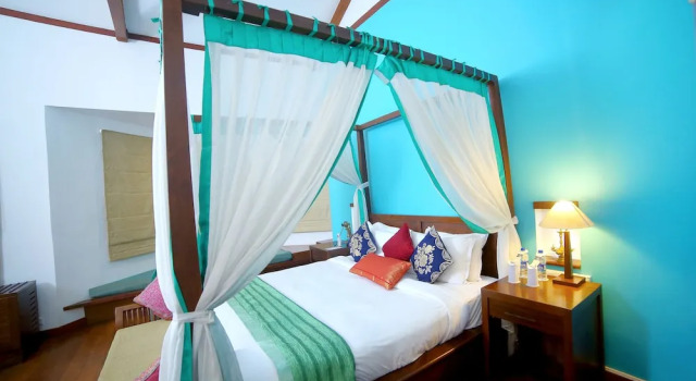 Двухместный номер Deluxe с балконом и с видом на море Old Lighthouse Bristow Hotel , Fort Kochi