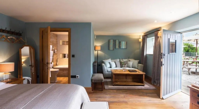 Двухместный номер Deluxe с видом на сад The Royal Oak Tetbury
