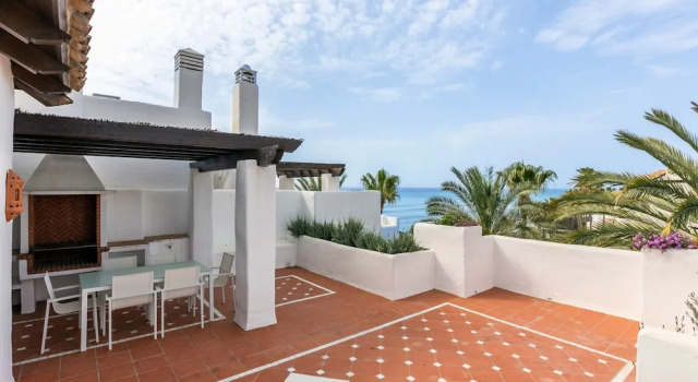 Номер Deluxe Пентхаус с 3 комнатами с балконом и с видом на море Ventura Del Mar