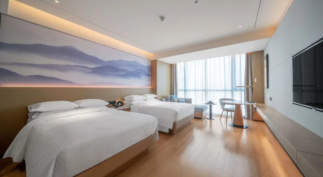 Luxo Quádruplo quarto com vista para a cidade Sheraton Fuqing Hotel