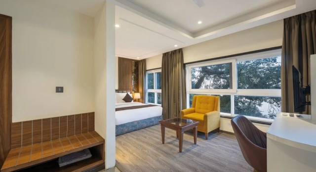 Двухместный клубный номер Standard с красивым видом из окна Baris resort Mussoorie