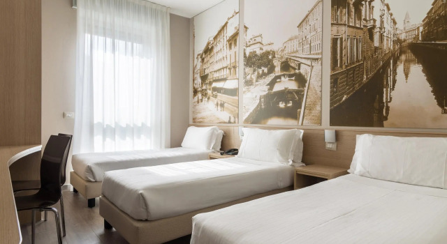 Трёхместный номер B&B HOTEL Milano Portello