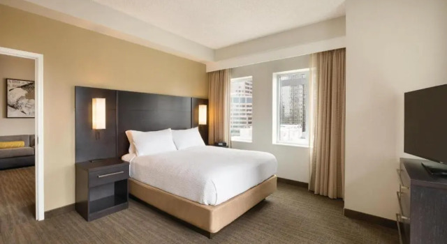 Люкс c 1 комнатой Residence Inn Denver City Center