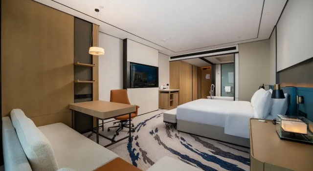 Двухместный номер Deluxe Hilton Garden Inn Ordos Kangbashi