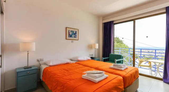 Двухместный номер с видом на море Axiothea Hotel