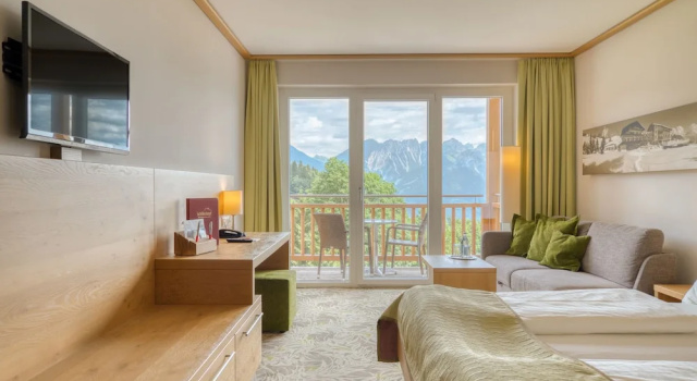 Двухместный номер Comfort с балконом и с видом на горы Alpinresort Schillerkopf