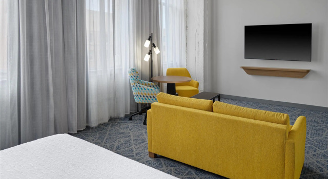 Двухместная студия Hampton Inn by Hilton Lincoln Downtown