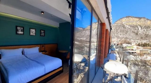 Двухместный номер Standard с видом на горы Borjomi Bridge Hotel