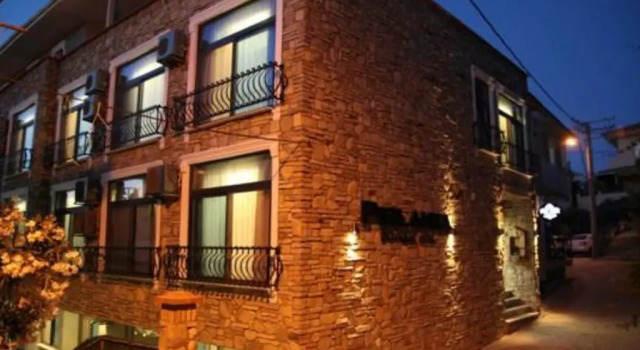 Кровать в общем номере Pirlanta Butik Hotel
