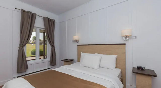 Двухместное шале с балконом Motel au Fleuve dArgent