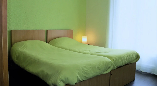 Четырёхместный номер Standard с видом на горы Auberge de la Vallée dOssau