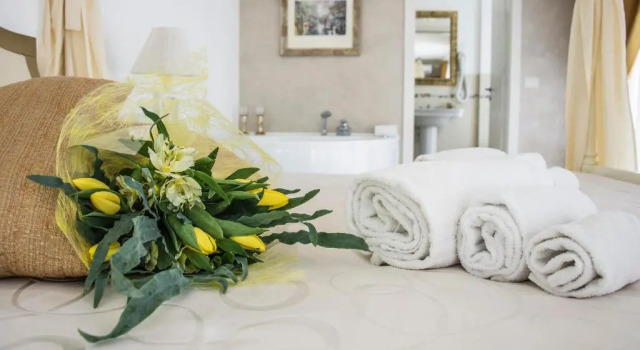 Двухместный номер Deluxe с балконом Relais Villa Olivi