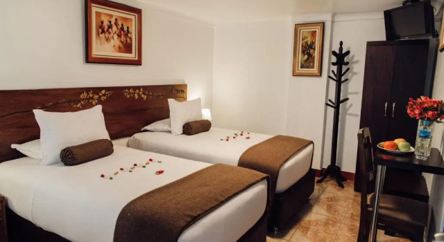 Superior Dvoulůžkový s manželskou postelí pokoj Hotel Retama Machupicchu