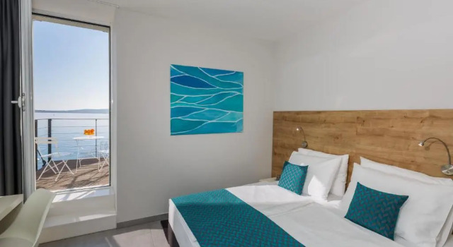 Двухместный номер Superior с балконом и с видом на море Hotel Štacija