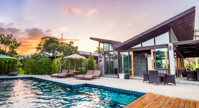 Трёхместный номер Deluxe Family House Zen Boutique Resort