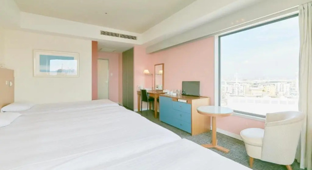 Семейный номер Standard с видом на море Hotel Seagull Tenpozan Osaka