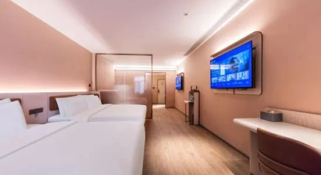 Двухместный люкс Deluxe Hanting Hotel Tianjin Development Zone Second Aven