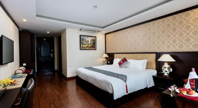 Номер Deluxe с видом на горы Sapa Diamond Hotel
