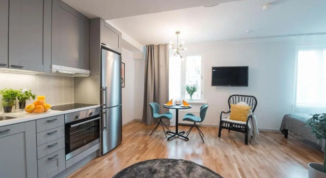 Студия Standard Forenom Serviced Apartments Helsinki Töölö
