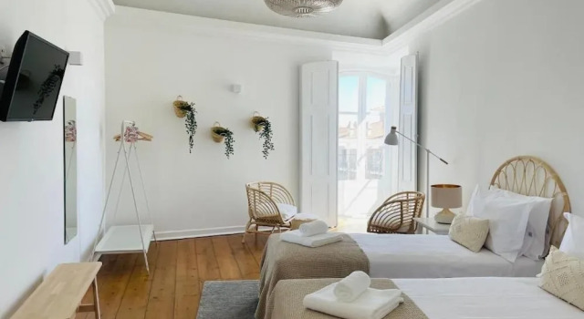 Апартаменты Standard с 2 комнатами с видом на город Casa Soure Suites and Apartments