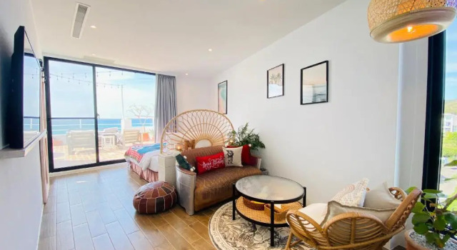 Четырёхместный номер Standard с видом на море Minimi Inn-Sailrock Beach House