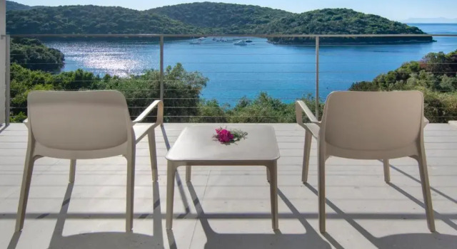 Двухместный номер Deluxe с балконом и с видом на море Sivota Deamaris Luxury Boutique Hotel