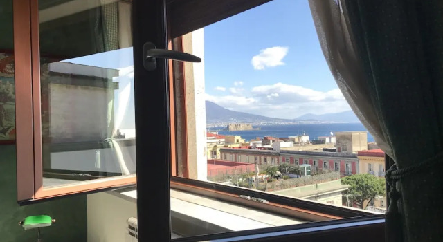 Двухместный номер Deluxe c 1 комнатой с балконом B&B Casamiranapoli