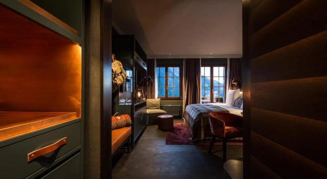 Одноместный номер Standard HUUS Gstaad