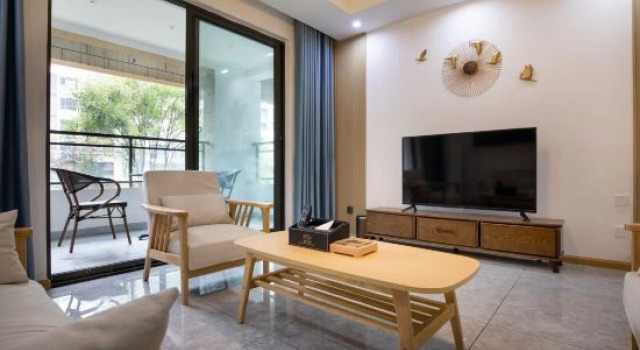 Люкс с 4 комнатами Yunfengjian Anlan Shangpin Hotel (Dujiangyan Sunac Cultural Tourism City)
