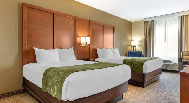 Четырёхместный номер Standard Comfort Inn & Suites Orangeburg