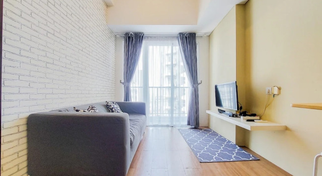 Strategic And Restful 1Br At Casa De Parco Apartment