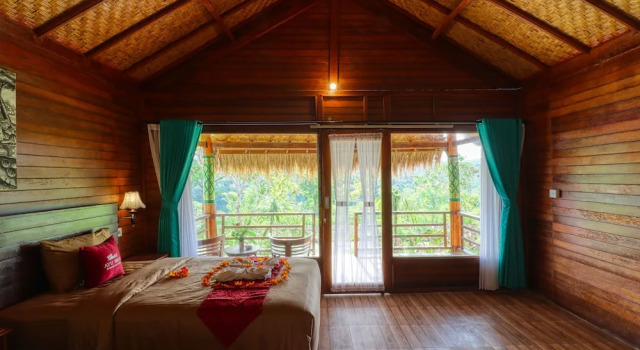 Camera doppia Standard con vista Ayu Hill Bungalows