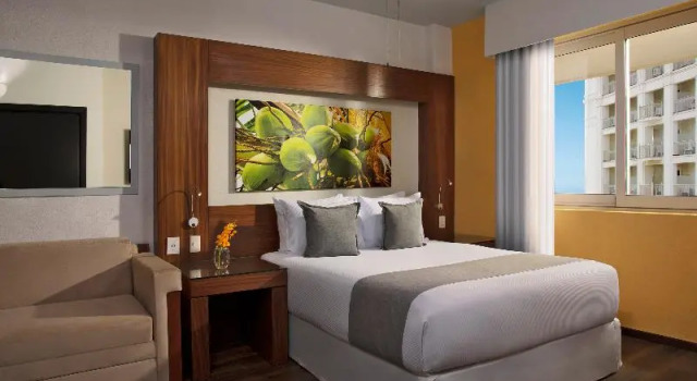 Двухместный номер Deluxe с красивым видом из окна Krystal Grand Nuevo Vallarta