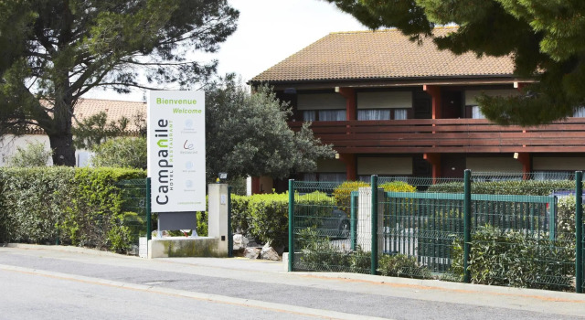 Кровать в общем номере Campanile Perpignan Sud