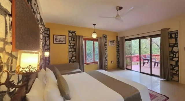 Люкс с красивым видом из окна Indian Adventures Tiger Moon resort