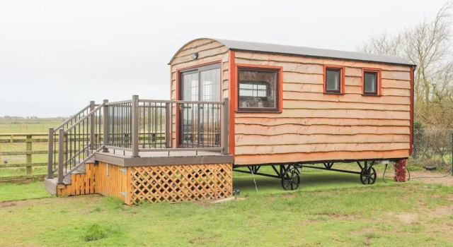 Tal Sarn Shepherd Hut, Book Feriehus Dwyran Anglesey