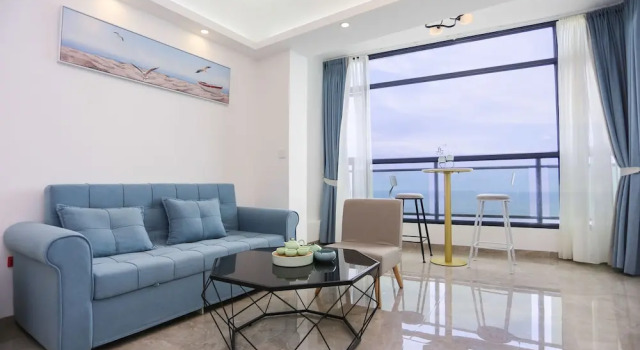 Luksusowy dwuosobowy pokój z widokiem na morze Seacliff Apartment