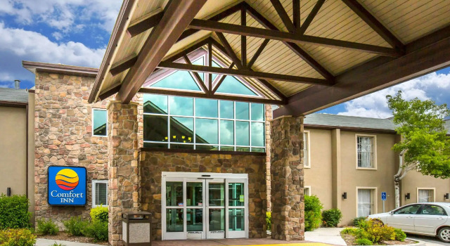 Кровать в общем номере Comfort Inn Salt Lake City Downtown