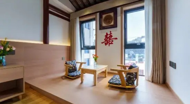 Кровать в общем номере Lanshan Shadow, Qingluan Hall