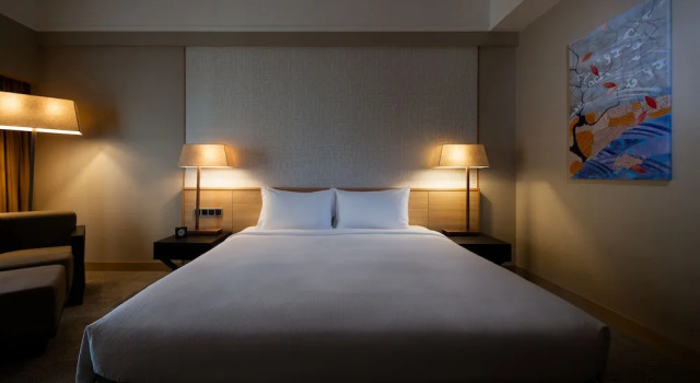 Havuz manzaralı Lüks çift kişilik oda Grand Mercure Roxy Hotel