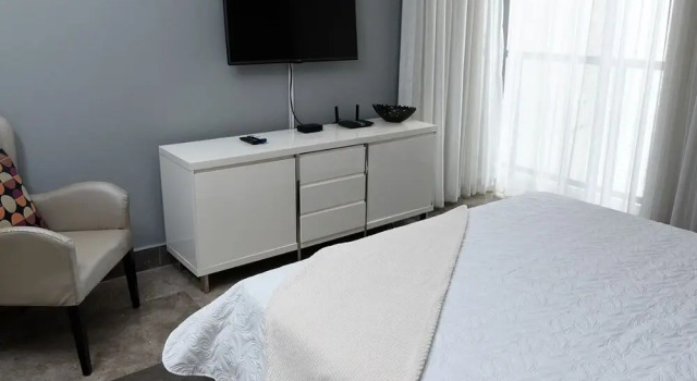 Apto. 53K Vista parcial al mar, Book Hotel Hoteller i Panamanian District med pool, Swimmingpool
