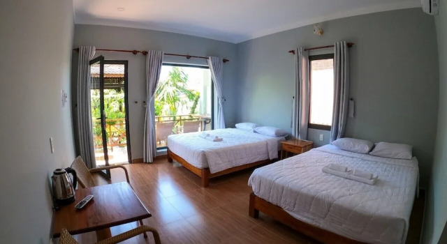 Семейное бунгало с балконом Phu Quoc Areca Garden Bungalow