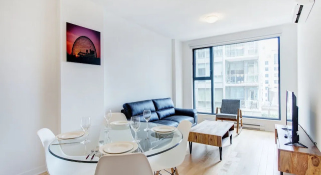 Le Myriade Apartments, Rezervovat Apartmán Apartmány v Montreal, poblíž Quebecor, Apartmán