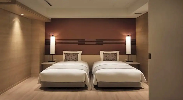 Номер Deluxe с видом на океан Kobe Minato Onsen Ren