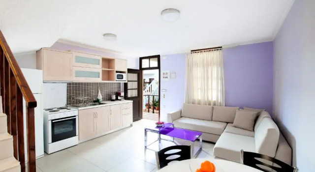 Апартаменты Дуплекс с 2 комнатами с частичным видом на море Giorgis Blue Apartments