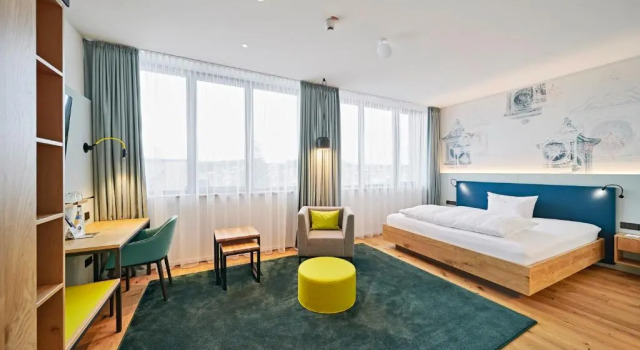 Двухместный номер Standard с балконом Hotel Federwerk