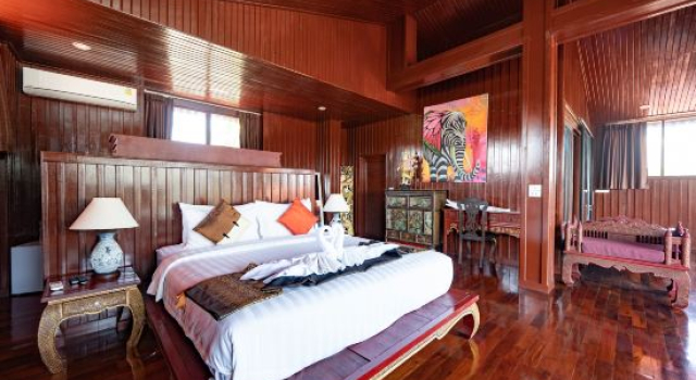 Люкс с видом на море Erawan Villa Hotel