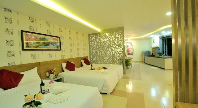 Lavie en Rose Coffee & Spa Hotel, Забронировать Курортный отель Курортные отели Вунгтау, рядом с Christ of Vung Tau, Курортный отель