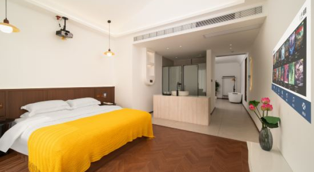 Люкс Deluxe Junlin·Yuehong Resort Homestay (Tingxi Qinglongtan Scenic Area Branch)