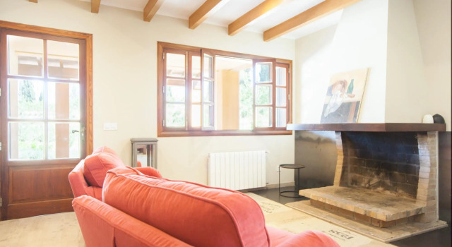 Finca Can Pol - Villa With Private Pool In Inca, Rezerwuj Willa Hotele w Majorka z parkingiem, Parking
